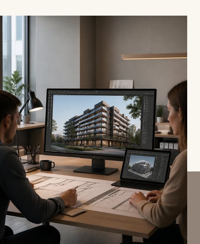 3D визуализация архитектуры и объектов строительства в Полысаеве