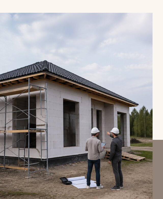Проектирование одноэтажных домов из газобетона в Полысаеве